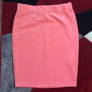 Peach skirt